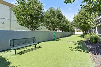 Gated pet run and pet areas